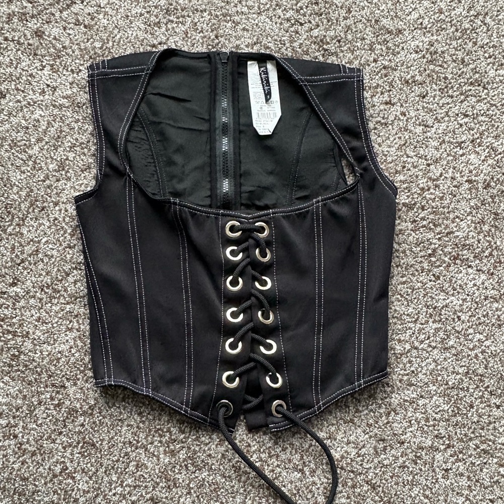 Corset style top